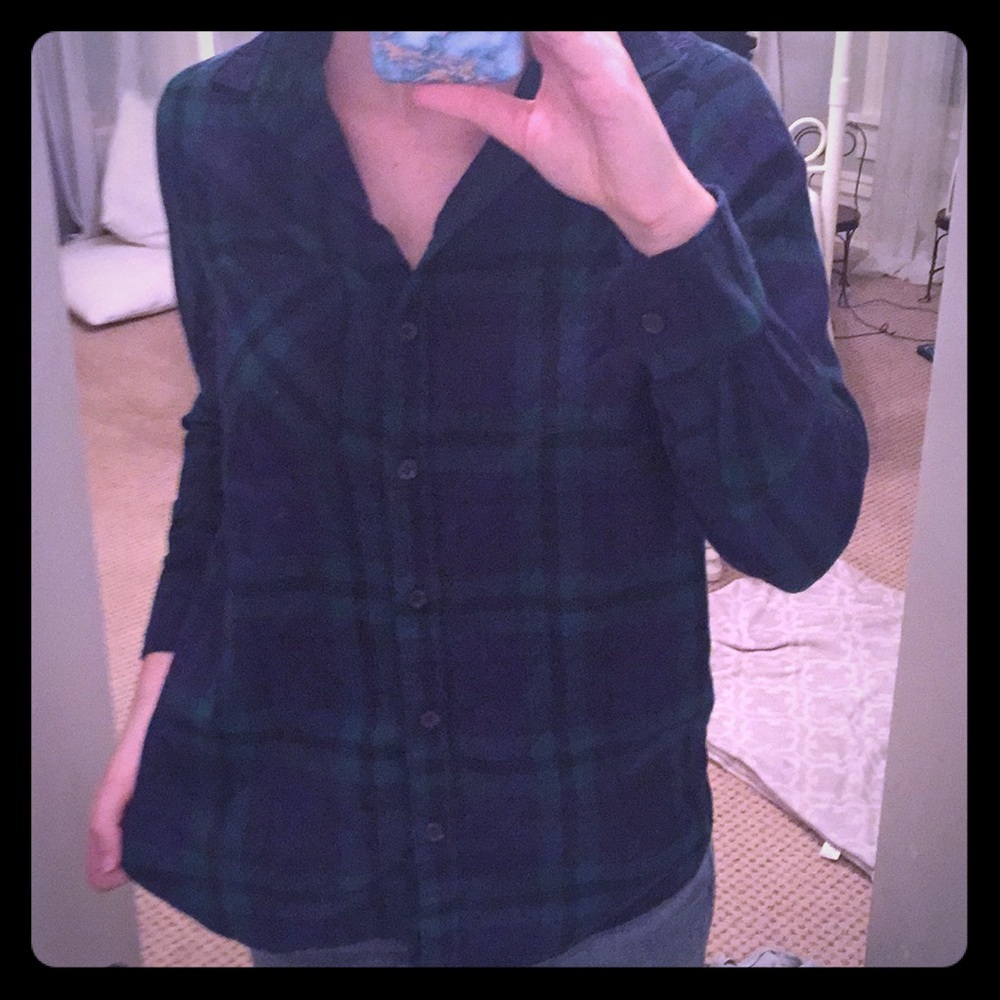 Green and Blue Flannel